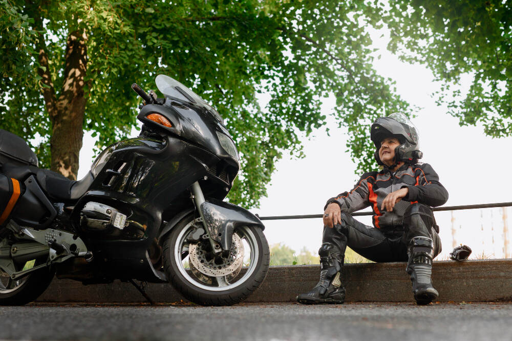 Butt pain after riding a motorcycle