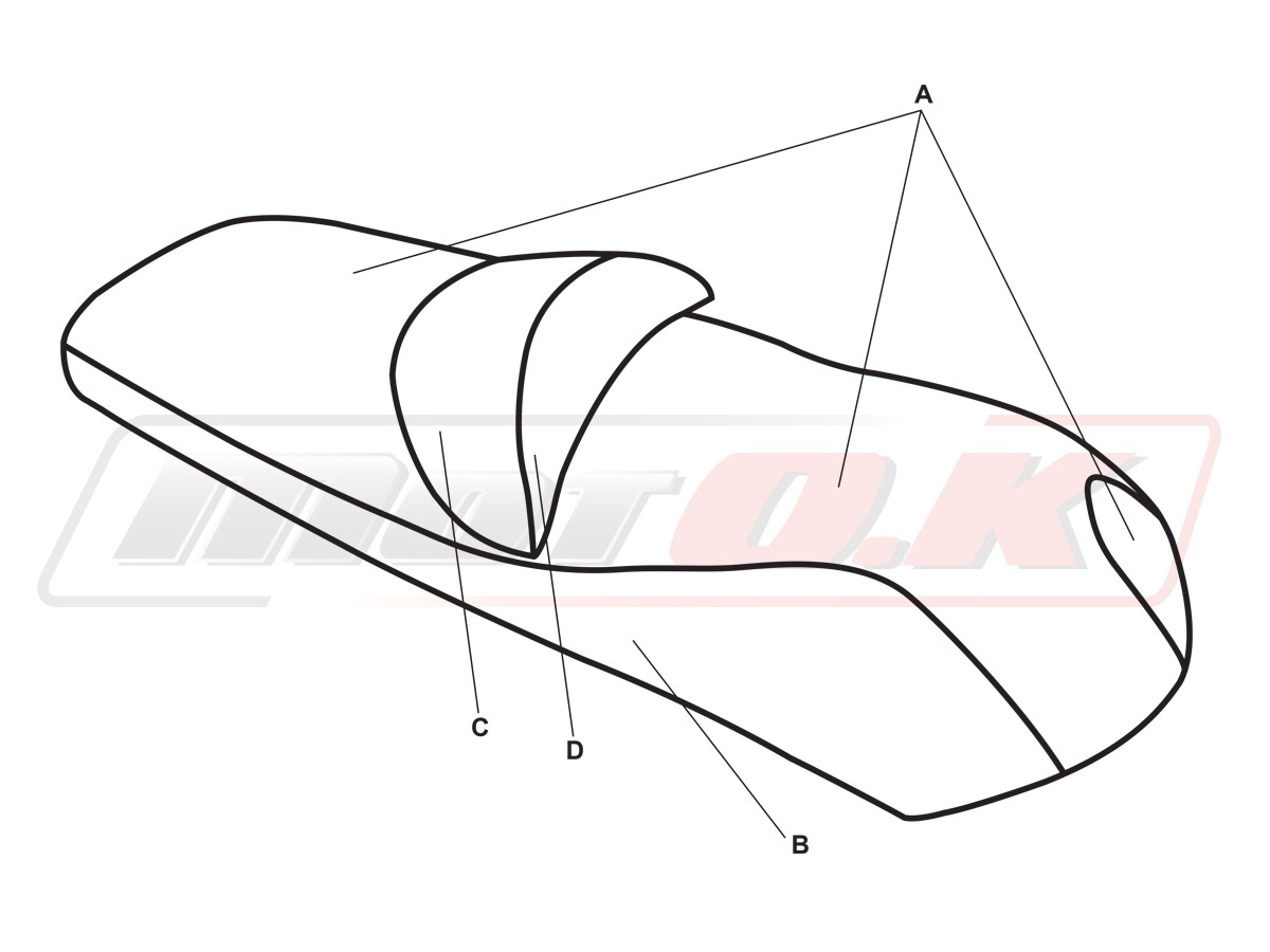 Seat cover for Honda PCX 125/150 ('09-'13)