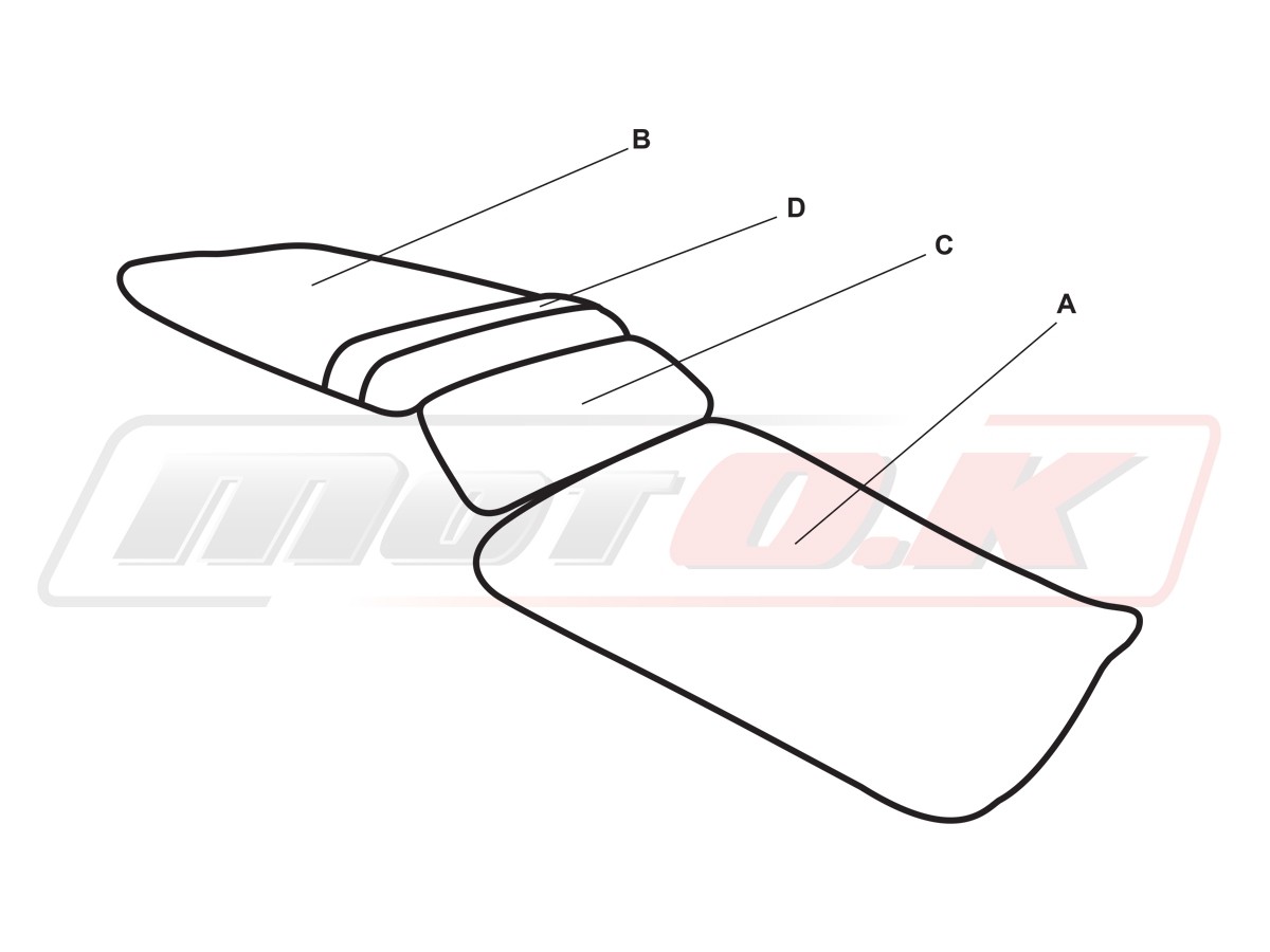 Seat Covers for Kawasaki KR1 "S" ('88-'92)