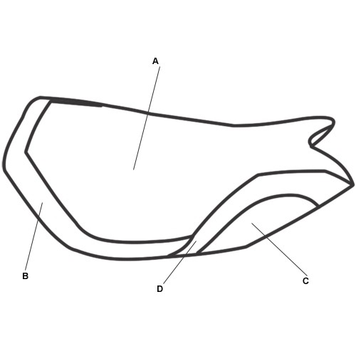 Seat cover for Ducati Panigale 899/959/1299 ('11-'18), Driver's Seat only
