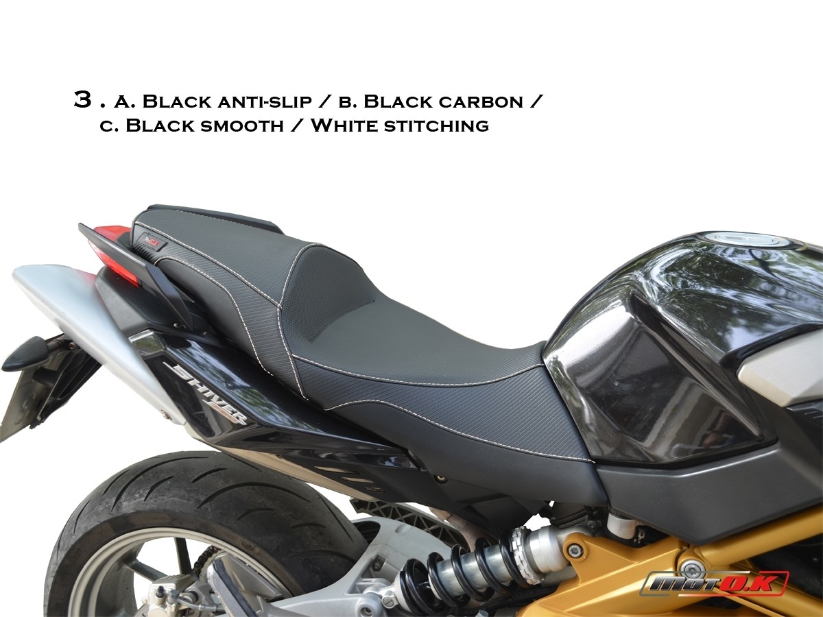 APRILIA SHIVER 2008-2016 TRIBOSEAT ANTI-SLIP MOTORCYCLE PASSENGER SEAT COVER 