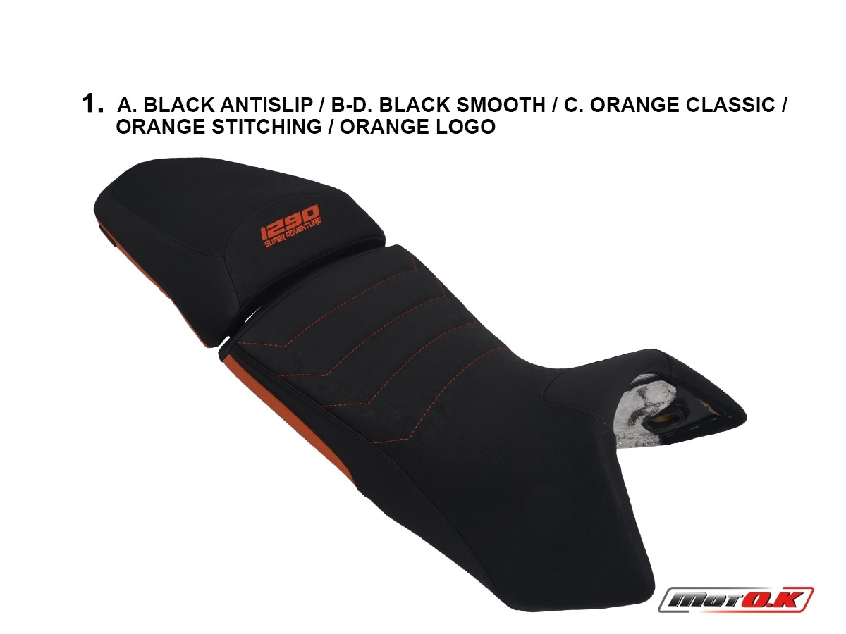 Seat covers for KTM 1290 S Super Adv. ('17-'20)