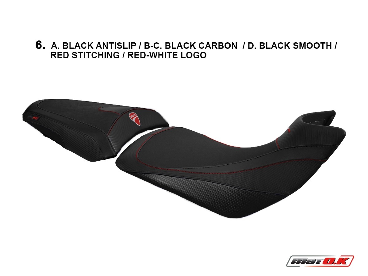 Seat covers for Ducati Multistrada 1260 S/SD/AIR (15-20)