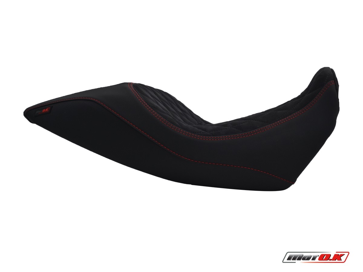 Seat Cover For Ducati DIAVEL 1260 S ('19-'21) made of Nubuck & Smooth Fabric  