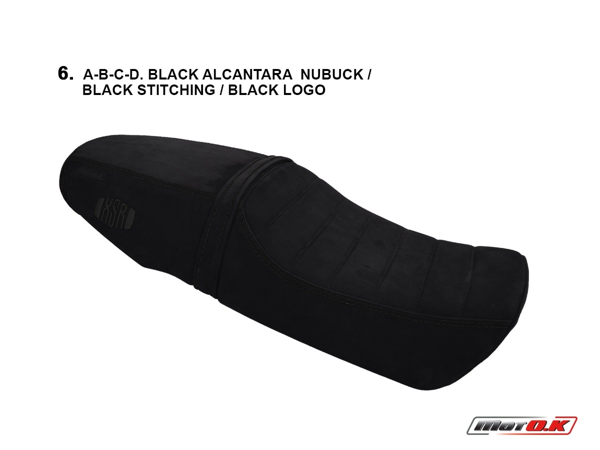 Seat Cover for Υamaha XSR 900 ('16-'21) made of Genuine Leather Nubuck