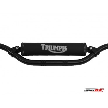 Motorcycle crossbar pad for TRIUMPH
