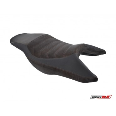 Genuine leather seat cover combined with Silvertex for Honda CB 900 HORNET ('02-'07)