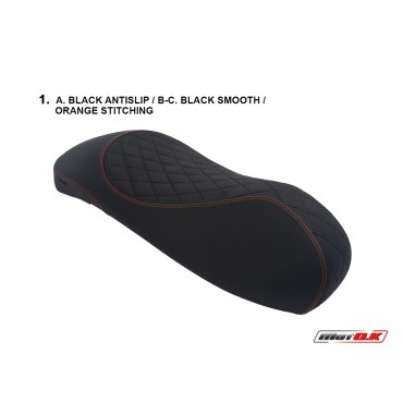 Seat cover for Piaggio Vespa GTV 300 Sei Giorni Limited Edition ('17) (Logos Optional)